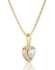 City Night Solitaire Halo Pendant