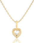 City Night Solitaire Halo Pendant