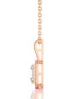 City Night Solitaire Halo Pendant