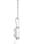 City Night Solitaire Halo Pendant