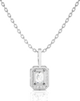 City Night Solitaire Halo Pendant