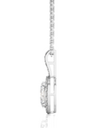 City Night Solitaire Halo Pendant
