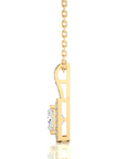 City Night Solitaire Halo Pendant