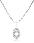 City Night Solitaire Halo Pendant