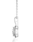 City Night Solitaire Halo Pendant