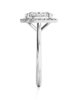 Exquisite Aura Halo Diamond Engagement Ring