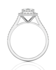 Celestial Mirage Halo Pave Diamond Engagement Ring