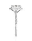 Celestial Mirage Halo Pave Diamond Engagement Ring