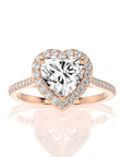 Celestial Mirage Halo Pave Diamond Engagement Ring