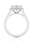 Celestial Mirage Halo Pave Diamond Engagement Ring