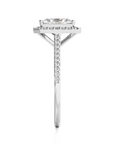 Celestial Mirage Halo Pave Diamond Engagement Ring