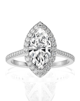 Celestial Mirage Halo Pave Diamond Engagement Ring