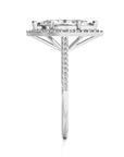 Celestial Mirage Halo Pave Diamond Engagement Ring