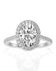 Celestial Mirage Halo Pave Diamond Engagement Ring