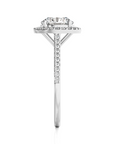 Celestial Mirage Halo Pave Diamond Engagement Ring
