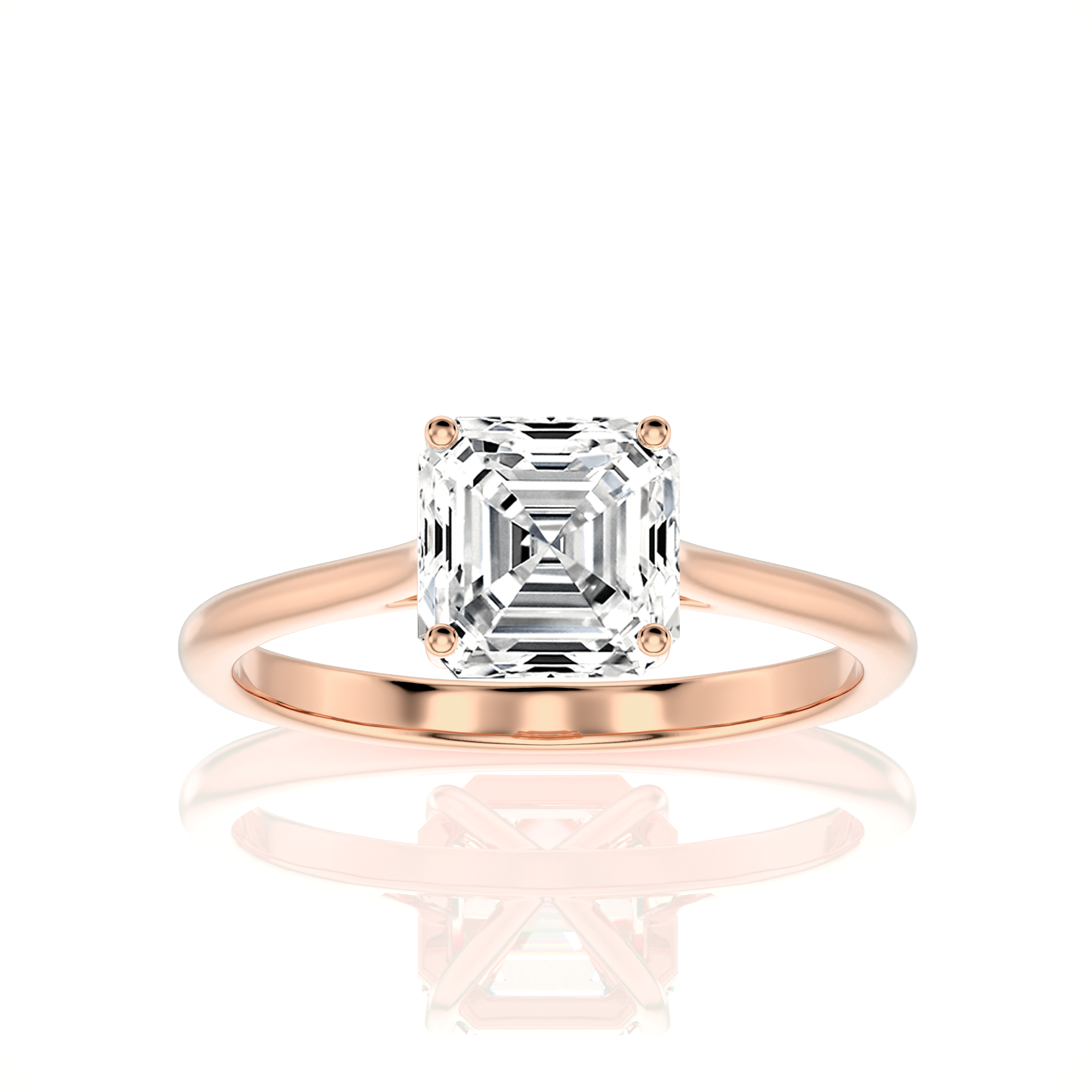 Cocktail Charm Solitaire Engagement Ring