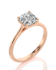 Cocktail Charm Solitaire Engagement Ring