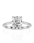 Cocktail Charm Solitaire Engagement Ring