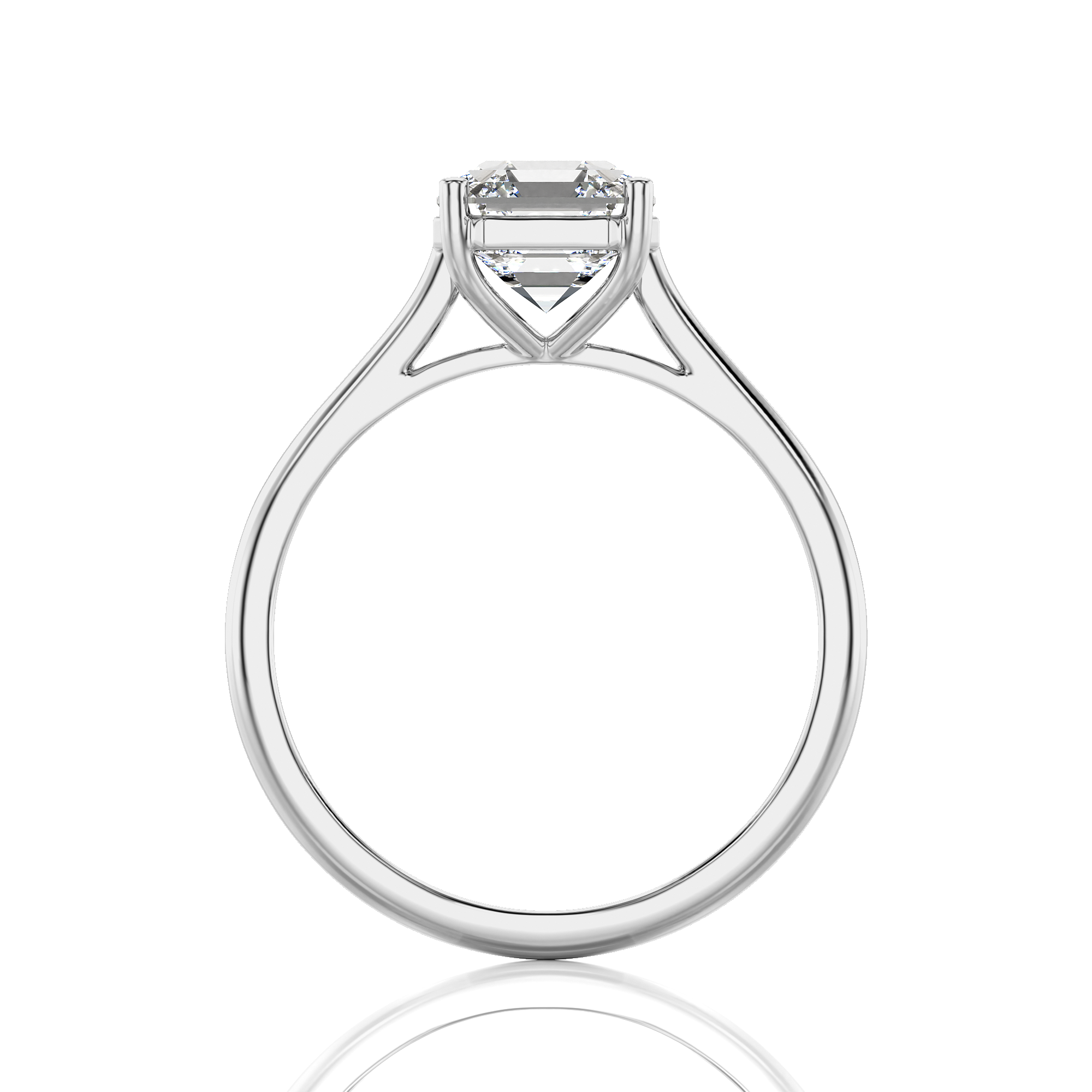 Cocktail Charm Solitaire Engagement Ring