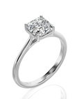 Cocktail Charm Solitaire Engagement Ring