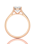 Cocktail Charm Solitaire Engagement Ring