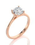 Cocktail Charm Solitaire Engagement Ring