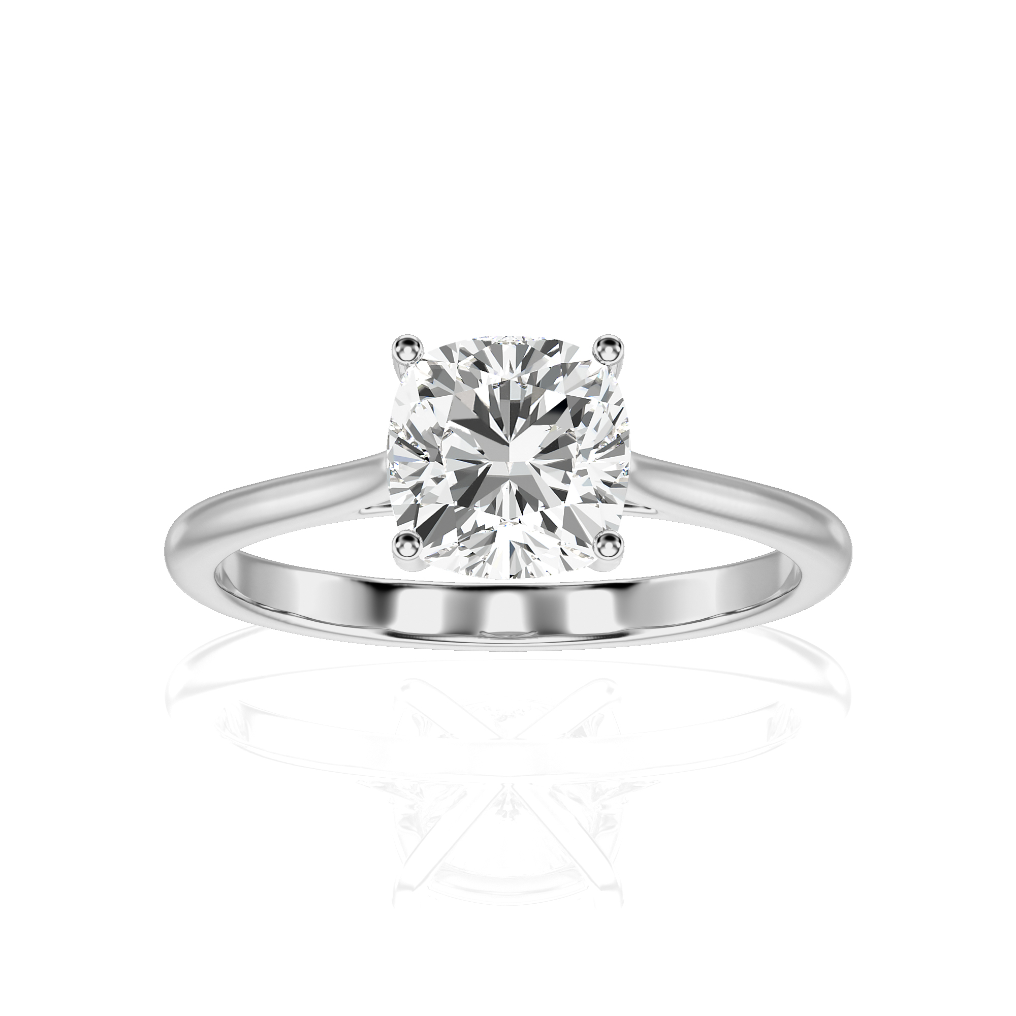 Cocktail Charm Solitaire Engagement Ring