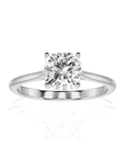 Cocktail Charm Solitaire Engagement Ring