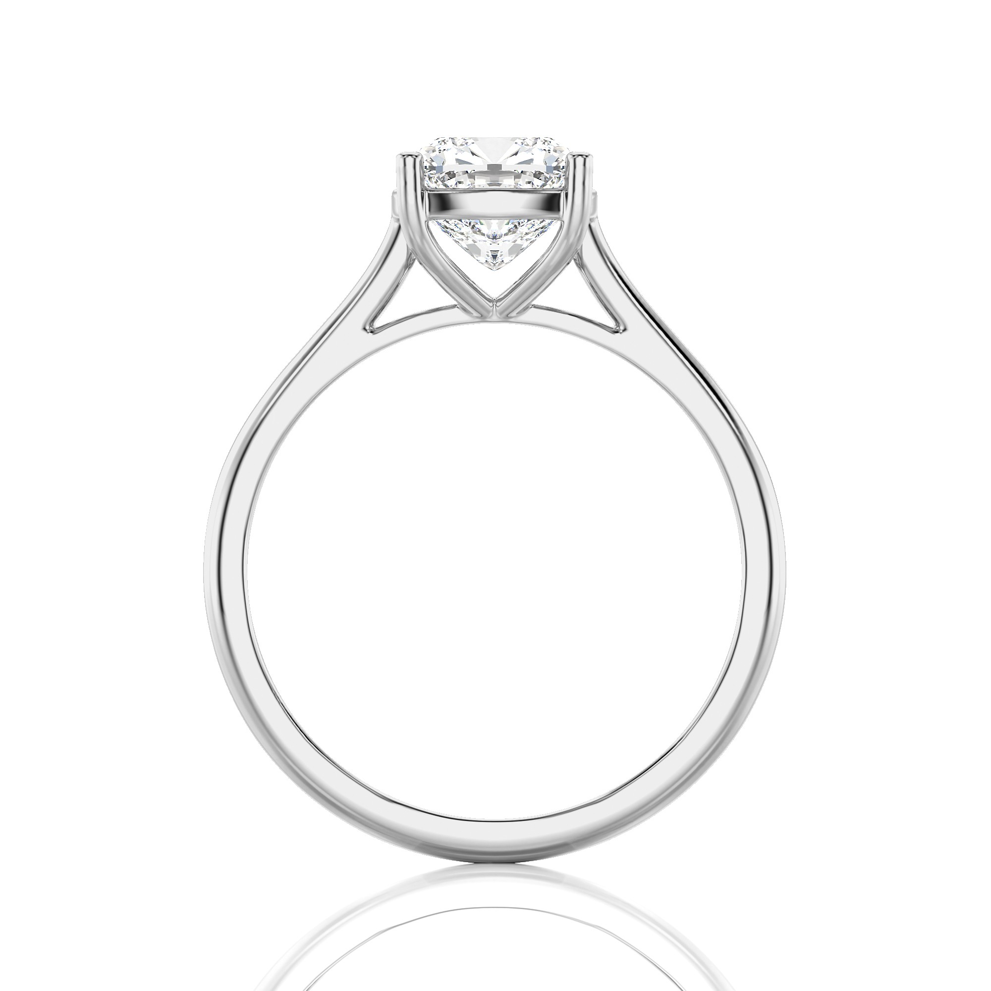 Cocktail Charm Solitaire Engagement Ring