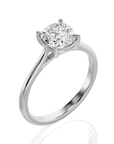 Cocktail Charm Solitaire Engagement Ring