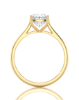 Cocktail Charm Solitaire Engagement Ring
