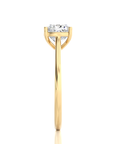 Cocktail Charm Solitaire Engagement Ring