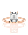 Cocktail Charm Solitaire Engagement Ring