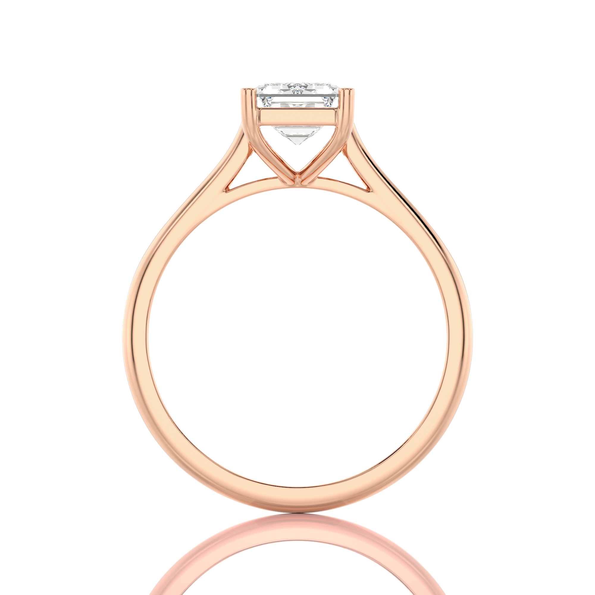 Cocktail Charm Solitaire Engagement Ring