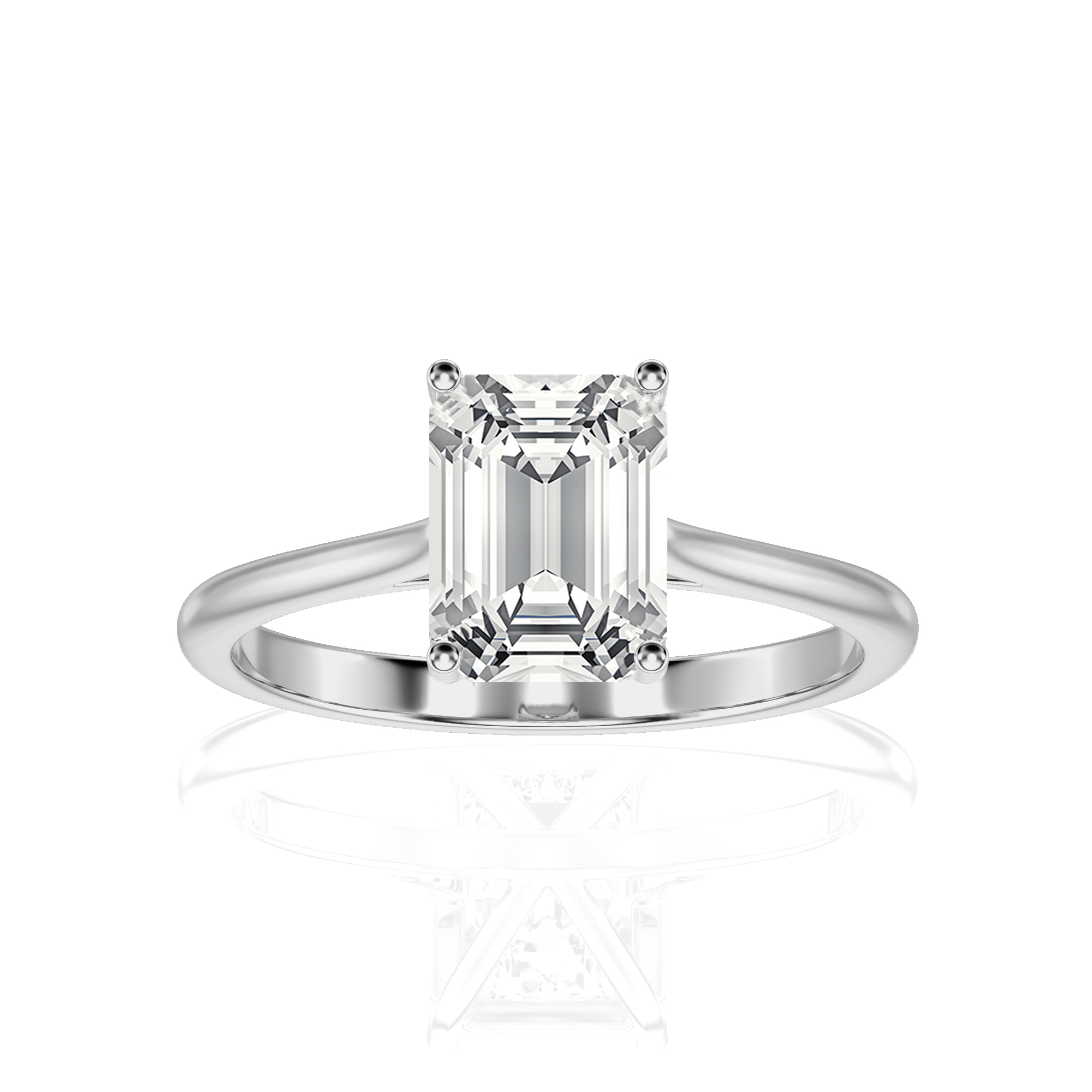 Cocktail Charm Solitaire Engagement Ring