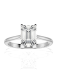 Cocktail Charm Solitaire Engagement Ring