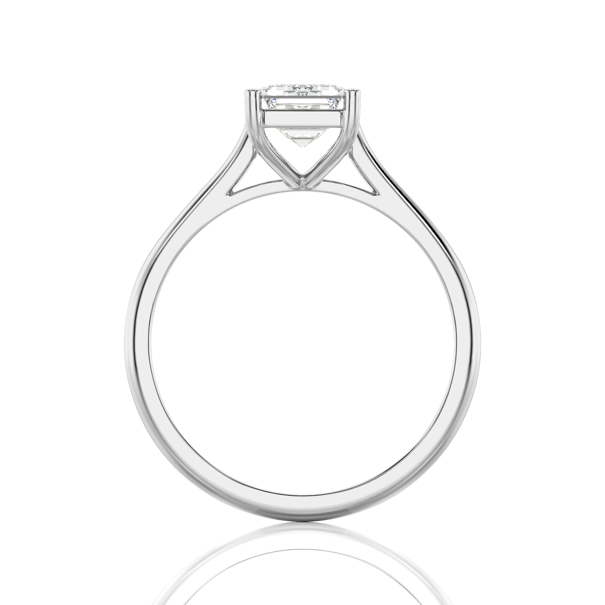 Cocktail Charm Solitaire Engagement Ring