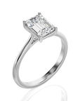 Cocktail Charm Solitaire Engagement Ring