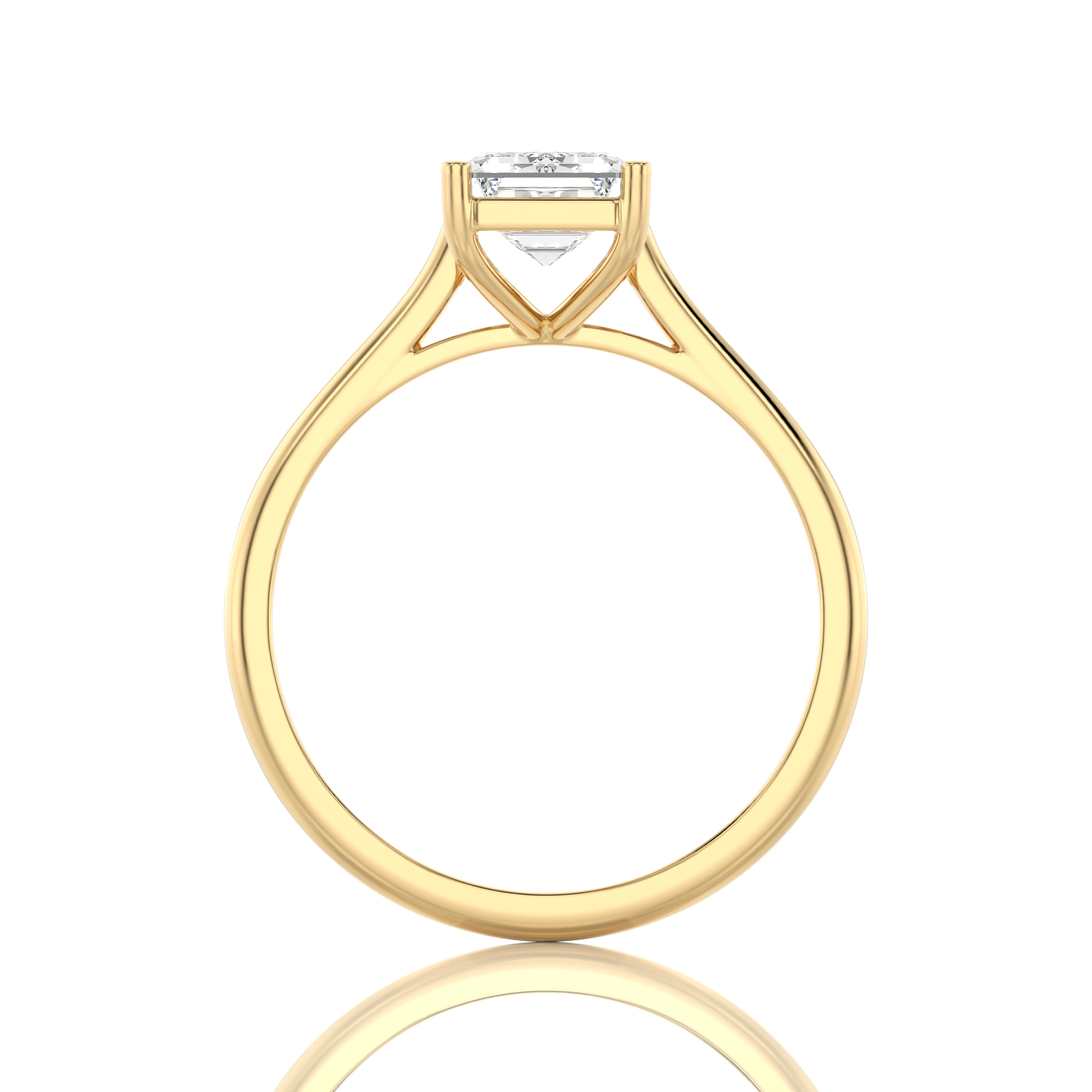 Cocktail Charm Solitaire Engagement Ring
