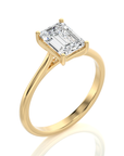Cocktail Charm Solitaire Engagement Ring