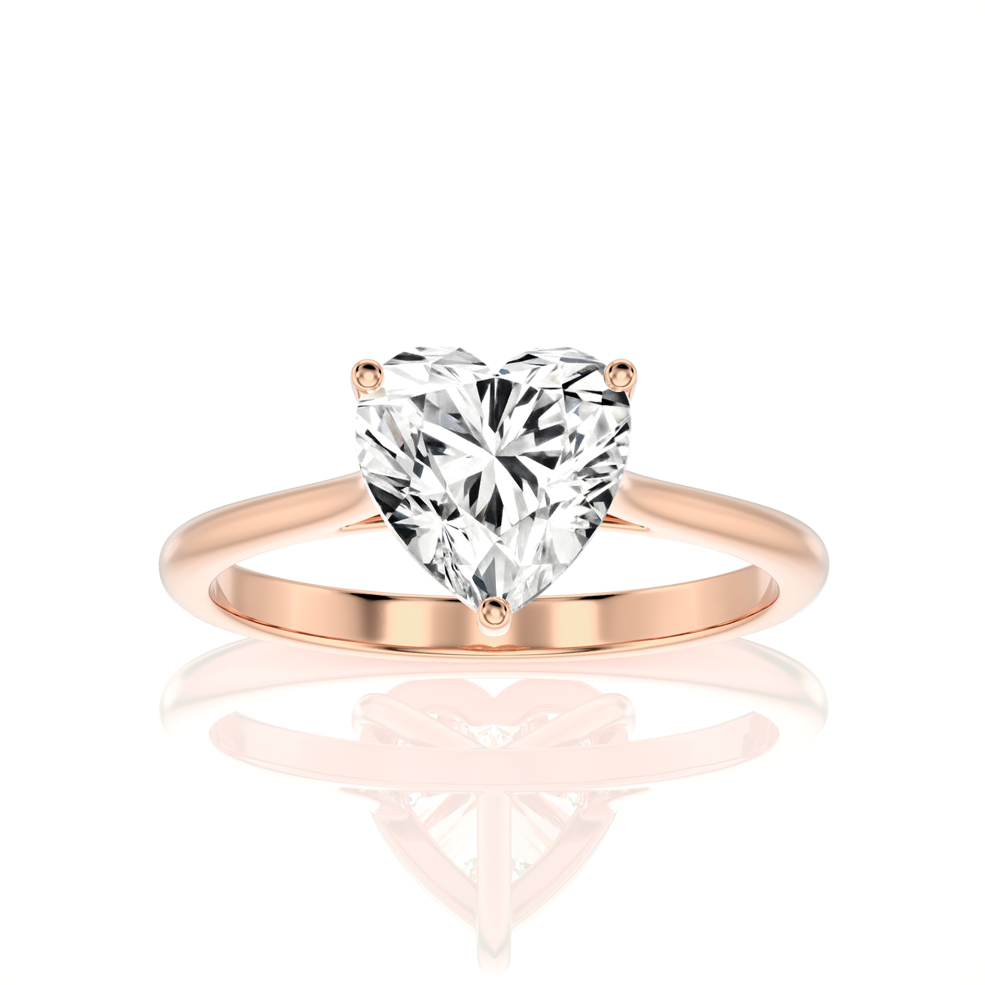Cocktail Charm Solitaire Engagement Ring