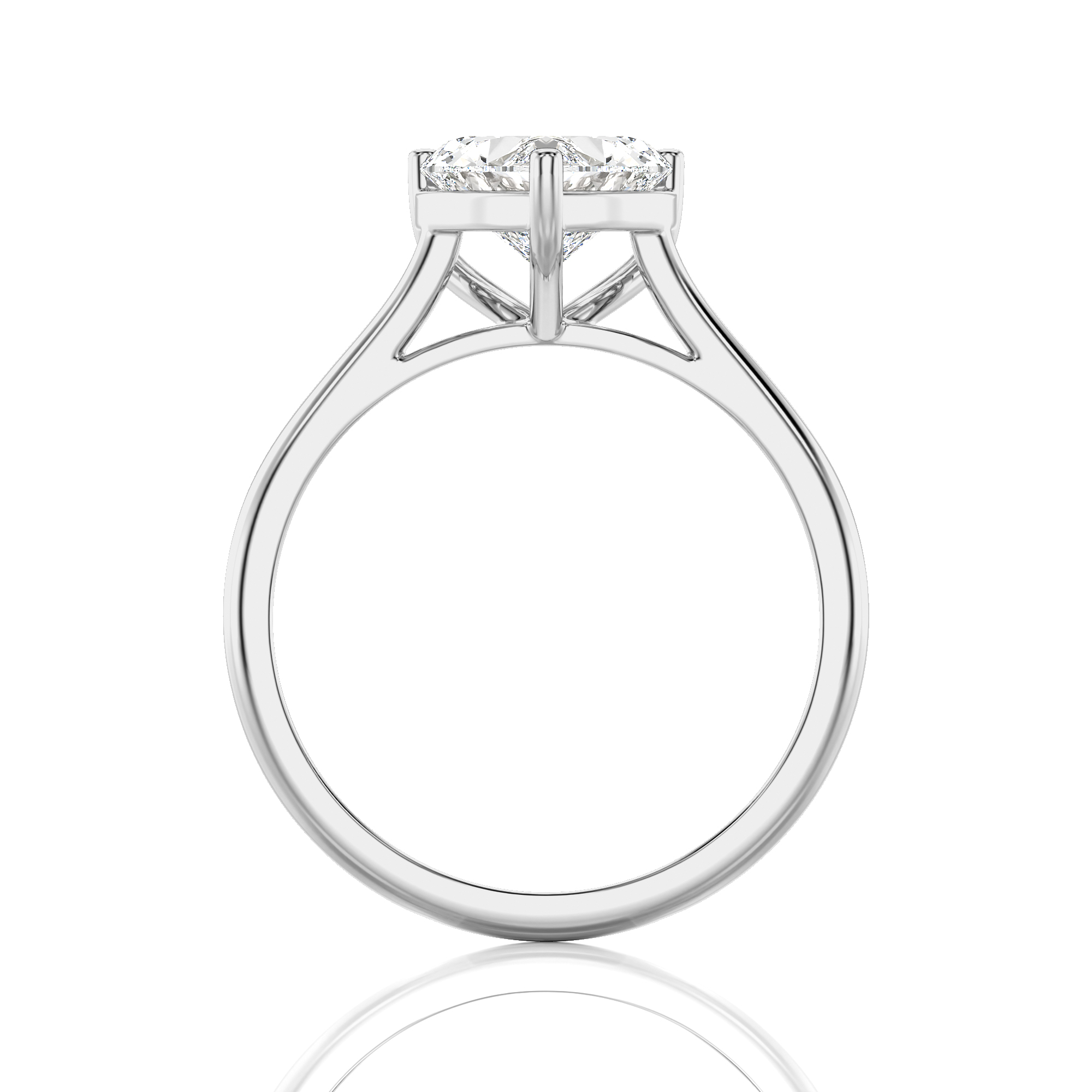Cocktail Charm Solitaire Engagement Ring