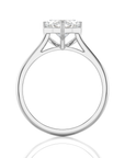 Cocktail Charm Solitaire Engagement Ring