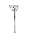 Cocktail Charm Solitaire Engagement Ring
