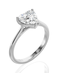 Cocktail Charm Solitaire Engagement Ring