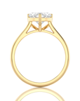 Cocktail Charm Solitaire Engagement Ring