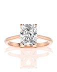 Cocktail Charm Solitaire Engagement Ring