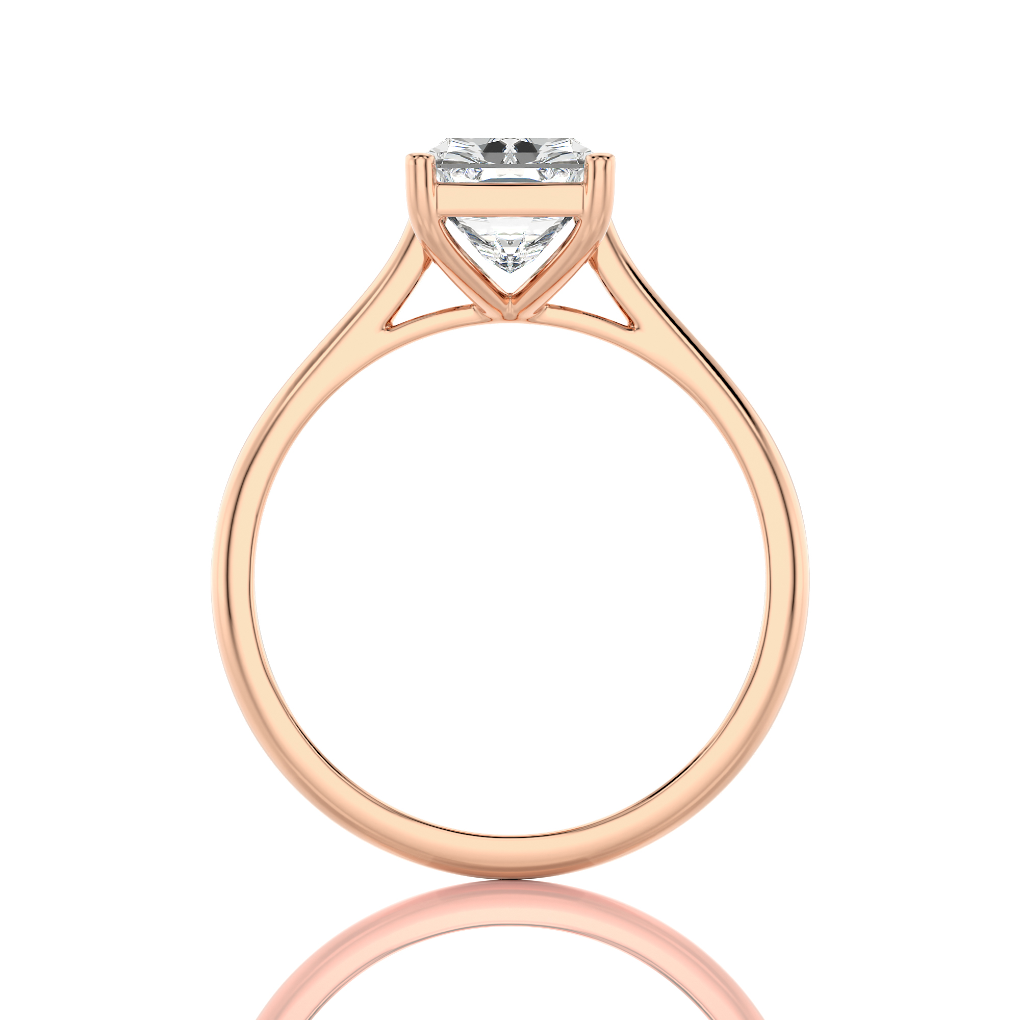 Cocktail Charm Solitaire Engagement Ring