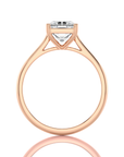 Cocktail Charm Solitaire Engagement Ring