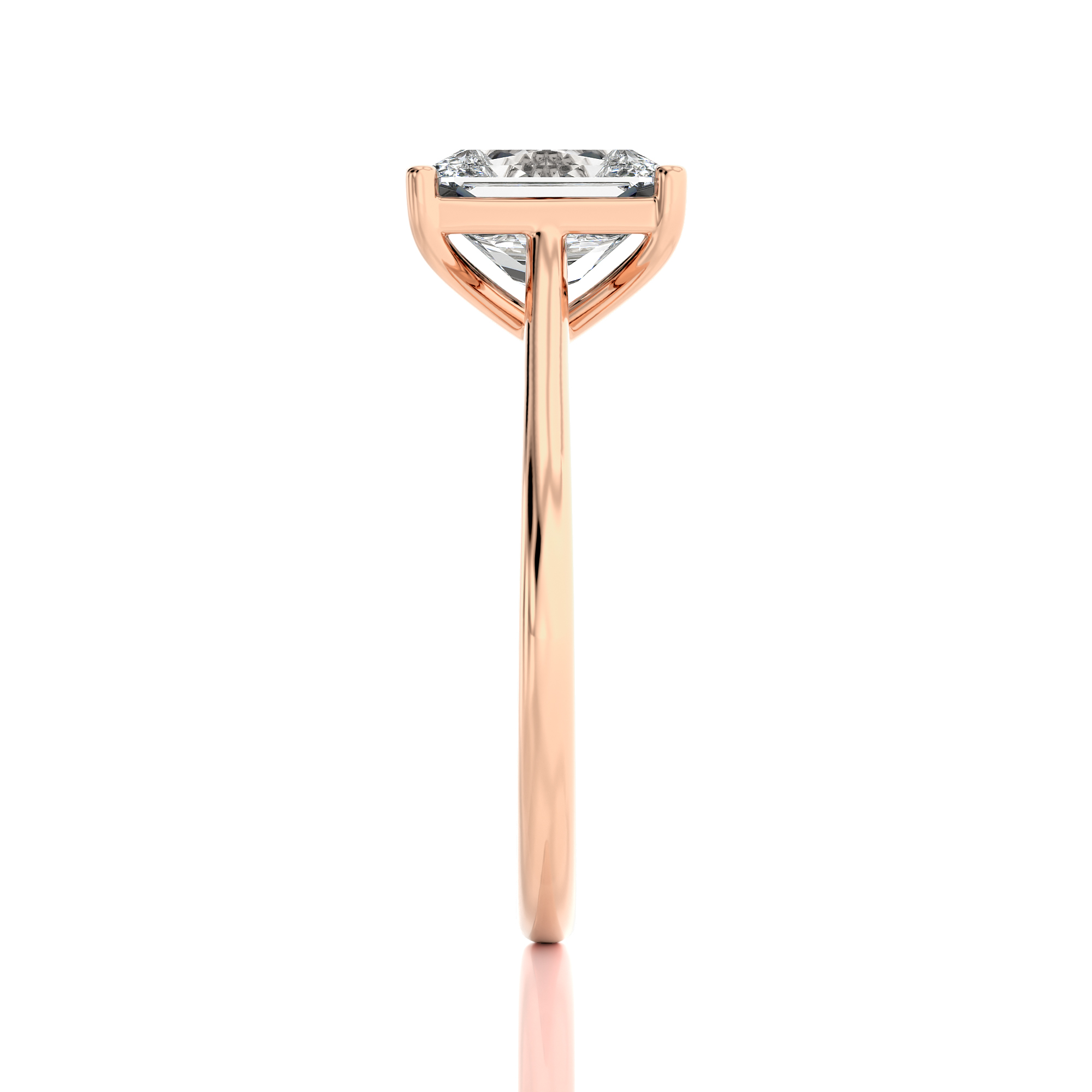 Cocktail Charm Solitaire Engagement Ring